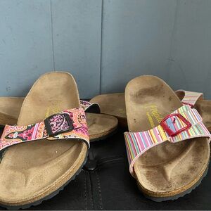 Lot 2 Papillio Madrid Sandal by Birkenstock Sz 38/7 Women’s Pre-owned